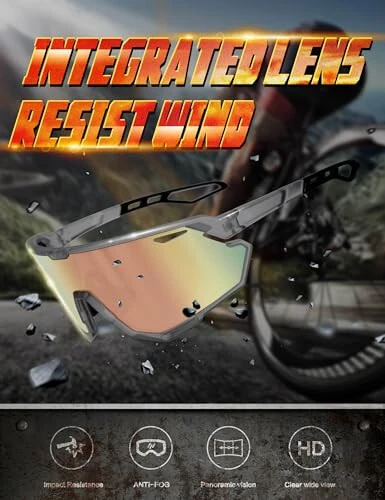 Солнцезащитные очки для бейсбола BIRCEN для мужчин и женщин - Защита от ультрафиолета UV400 Велосипедные очки Спортивные очки для бега MTB Гольф Софтбол - 10