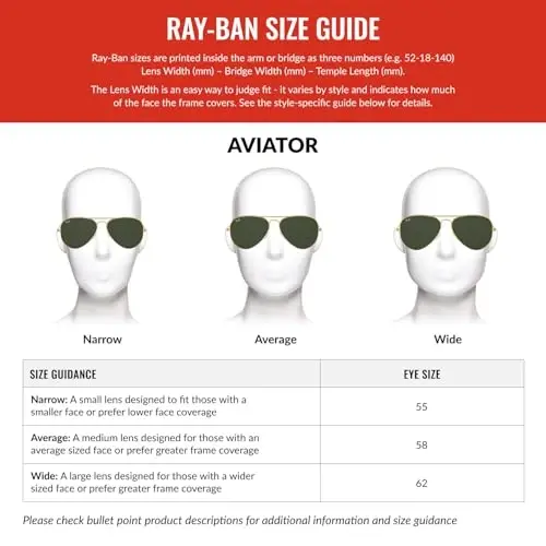 Солнцезащитные очки Ray-Ban RB3025 Classic Aviator - 3