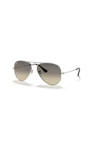 Солнцезащитные очки Rayban Rb3025 003/32 58 унисекс, металл, серебристый - 1