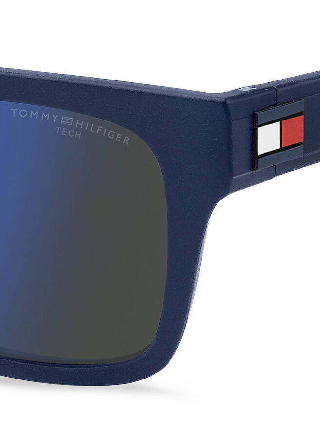 Солнцезащитные очки Tommy Hilfiger Blue - Blue для мужчин 205812FLL52ZS - 8