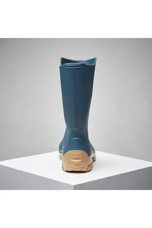 Solognac Women's Short Rain Boots - Blue - Hunting and Nature Observation - 100-Blue - 4