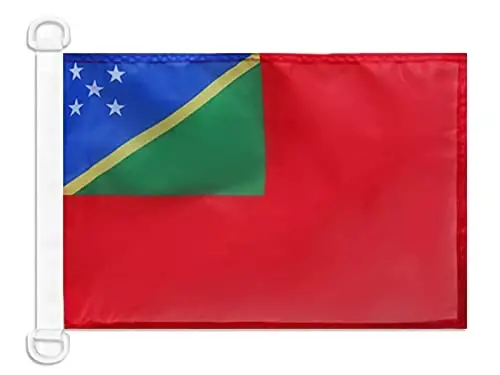 Solomon Civil Ensign NAUTICAL Flag 18'' x 12'' - Solomon Islander merchant flags 30 x 45 cm. - Banner 12x18 in for boat - AZ FLAG - 1