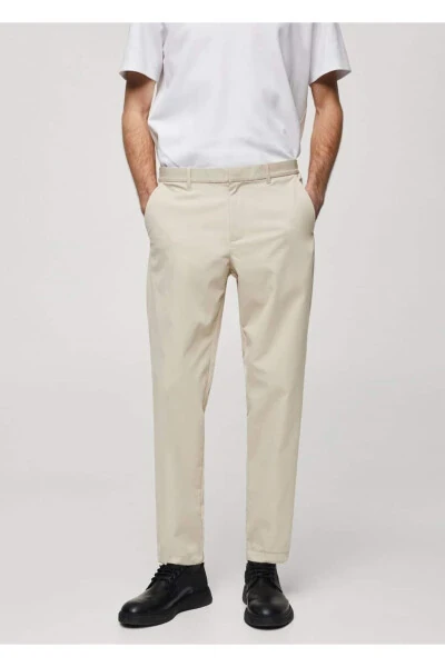 Solotex® tapered pants - MANGO MAN