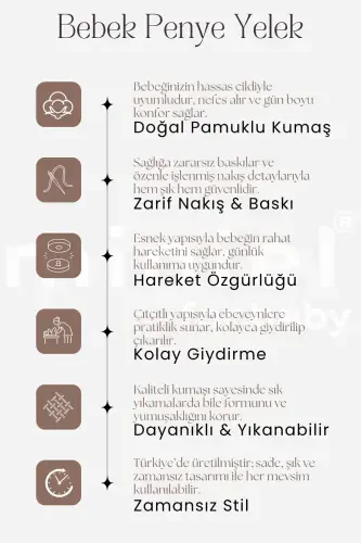 Somon rangli, 3-6-9 oylik chaqaloqlar uchun 2 dona paxta bolalar yelek. Ayiq tikilgan, organik paxta. - 7