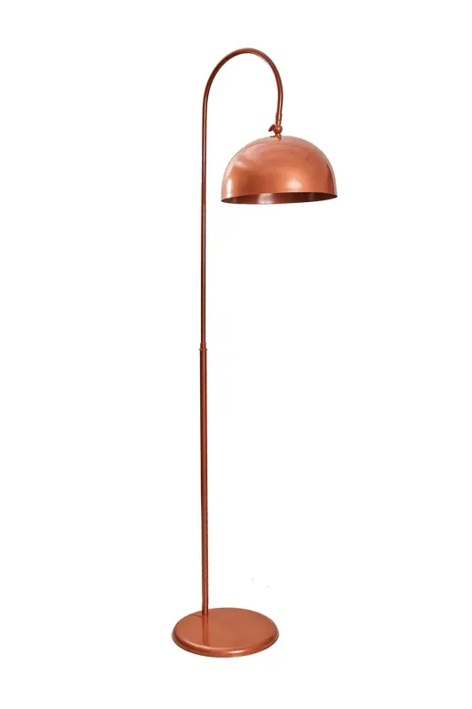 Sonart Bakir Metal Korpus Dizayni Zamin Yorug'lik Lyuks Lambader-Bakir Bo'yoq - 5
