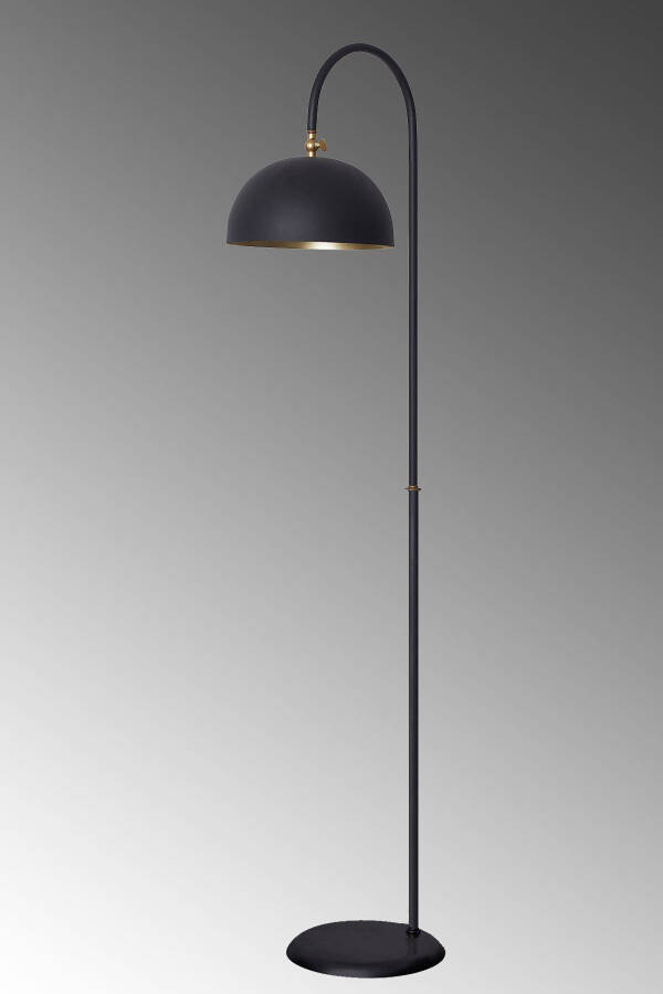 Sonart Black-Yellow Metal Design Luxury Floor Lamp - 3