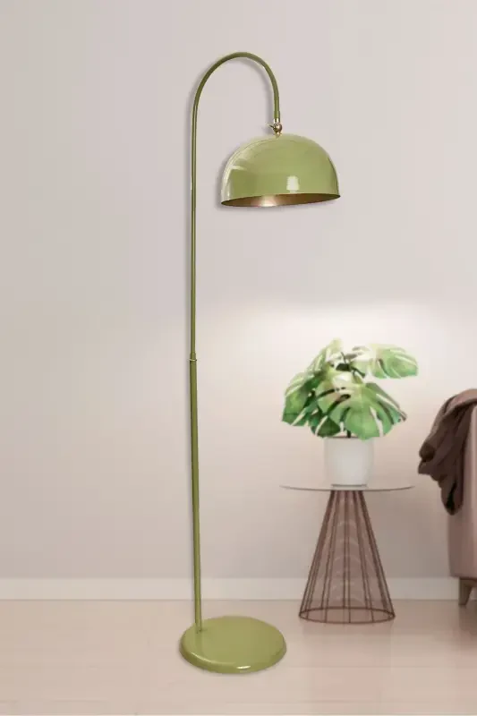 Sonart Floor Lamp Sea Green Metal Design Luxury Floor Lighting-Yellow Paint - 1