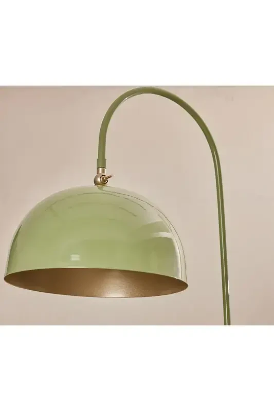 Sonart Lambader Su Yeşili Metal Dizayn Lüks Yerdan Yoritish-Sariq Bo'yoq - 2