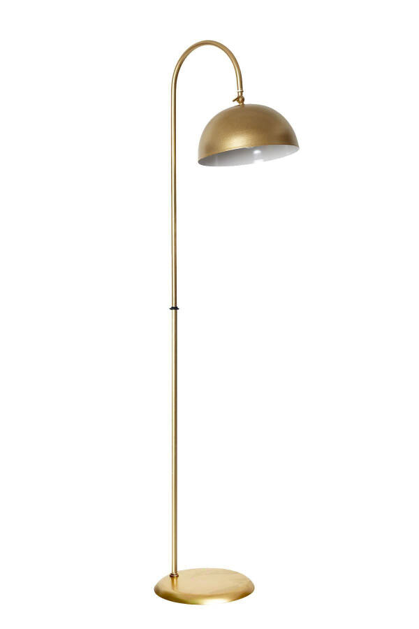 Sonart Sari Metall Dizayn Lyuks Yerga Aydınlatma Lampa - 11
