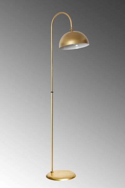 Sonart Sari Metall Dizayn Lyuks Yerga Aydınlatma Lampa - 3