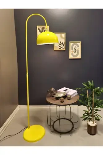 Sonart Taxi Yellow Floor Lamp Adjustable Head Modern Decorative Metal Design Stylish Floor Lighting-Turquoise - 2