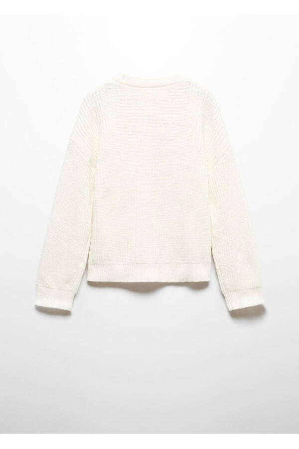 Şonel toʻqilgan kardigan - 4