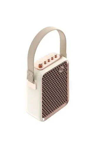 SongBird-HQ Dual Karaoke Microphone 6 Sound Effects 50 Watt Portable Bluetooth Speaker-White - 4