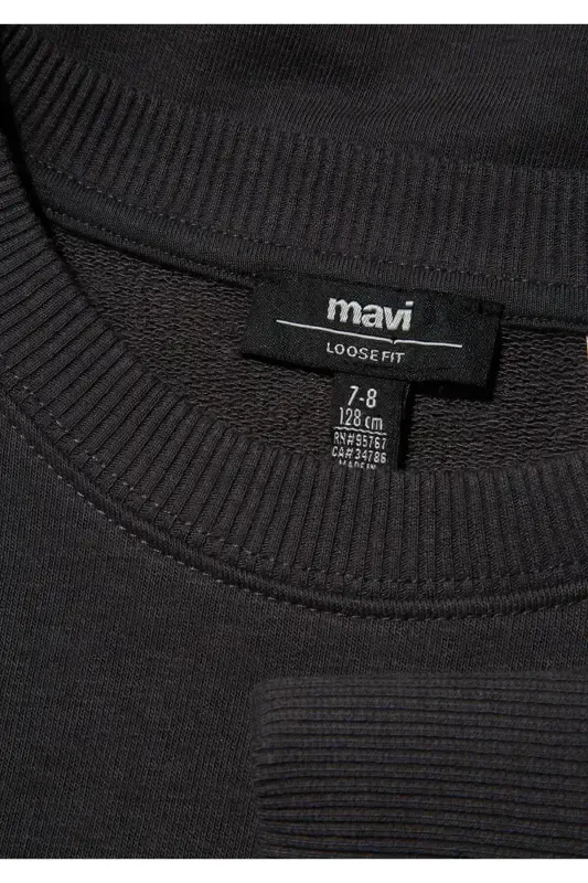 Sonic Printed Charcoal Sweatshirt - 4