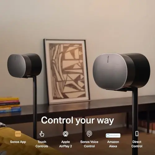 Sonos Era 300 - Qora - Simli, Alexa-ni qo'llab-quvvatlaydigan Dolby Atmosli aqlli karnay (2 dona) - 5