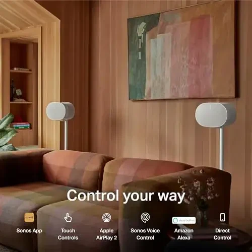 Sonos Era 300 - White - Wireless, Alexa Enabled Smart Speaker with Dolby Atmos (Pack of 2) - 5