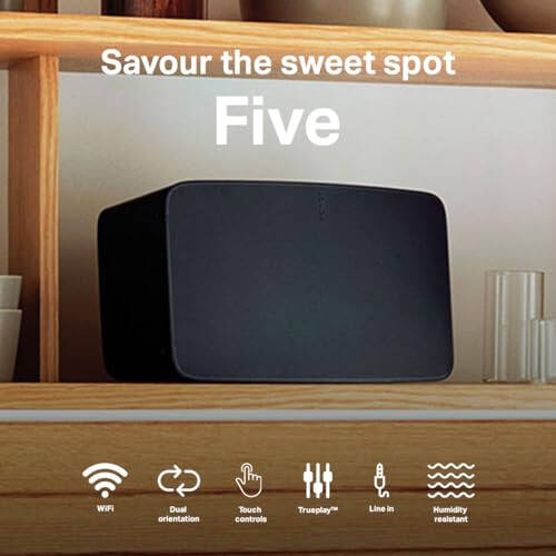 Sonos Five - Qora - Simsiz HiFi Karnay - 9