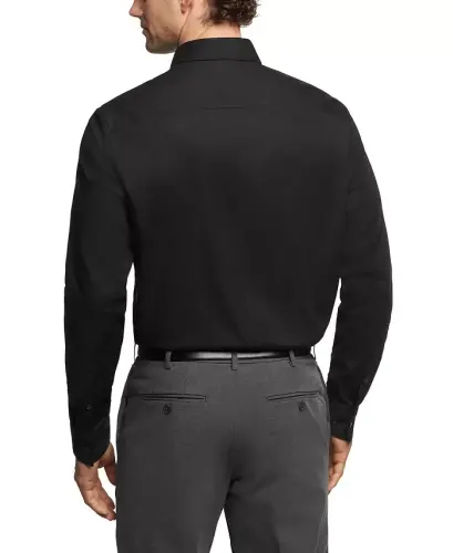 Infinite Color, Men's Slim Fit Dress Shirt-BLACK - CALVIN KLEIN (1)