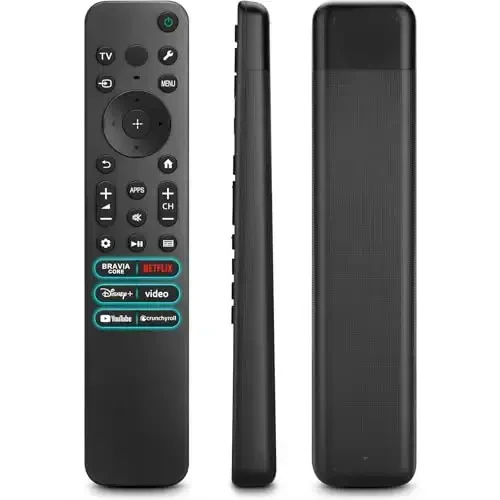 Replacement Remote Control for Sony Smart TVs, Compatible with Sony Bravia XR/K Series 4K HDR QLED OLED Google Smart TVs 