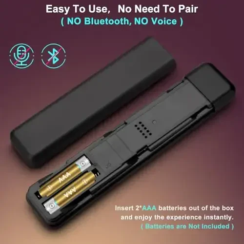 Replacement Remote Control for Sony Smart TVs, Compatible with Sony Bravia XR/K Series 4K HDR QLED OLED Google Smart TVs - 4