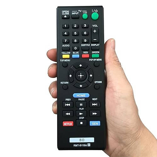 New Replacement RMT-B119A Universal DVD Remote Control for Sony Blu-Ray Disc DVD Player BDP-BX59 BDP-S390 BDP-S590 BDP-BX110 BDP-S1100 BDP-S3100 BDP-BX310 BDP-BX510 BDP-S580 - 7