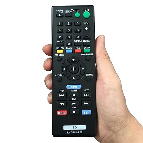 New Replacement RMT-B119A Universal DVD Remote Control for Sony Blu-Ray Disc DVD Player BDP-BX59 BDP-S390 BDP-S590 BDP-BX110 BDP-S1100 BDP-S3100 BDP-BX310 BDP-BX510 BDP-S580 - 7