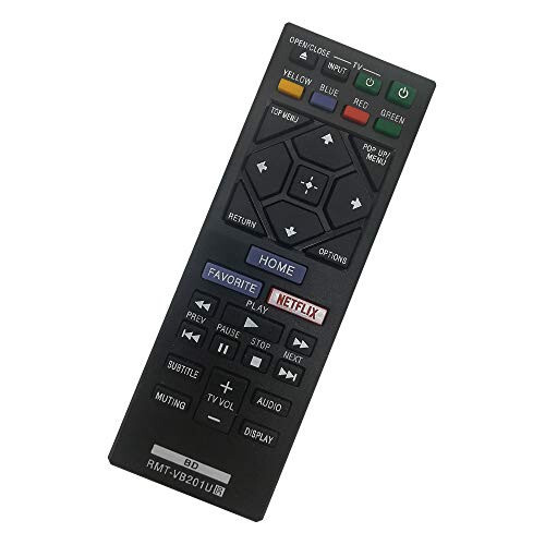 New Replacement Sony Blu-Ray Remote Control RMT-VB201U for Sony BD Disc DVD 4K 3D Player Remote Control Universal BDP-S3500 BDP-S3700 BDP-170S BDP-S17 - 2