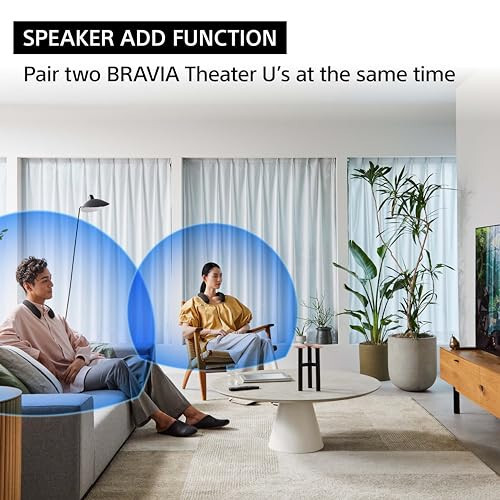 Sony BRAVIA Theater U Wireless Wearable TV Speaker with Bluetooth, Personalized Home Theater Audio, Gaming Compatibility, Built-in mic, 12 Hour Battery Life, IPX4 Splash-Resistant (HT-AN7) - 6