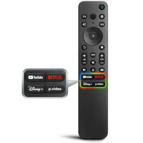 for Sony Bravia TV Remote, Replacement for All Sony LED OLED Smart TVs. 1-Year Warranty.No Voice Function. - 1