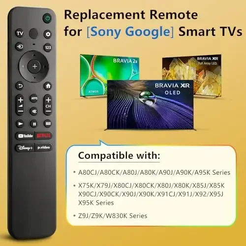 for Sony Bravia TV Remote, Replacement for All Sony LED OLED Smart TVs. 1-Year Warranty.No Voice Function. - OMAIC (1)