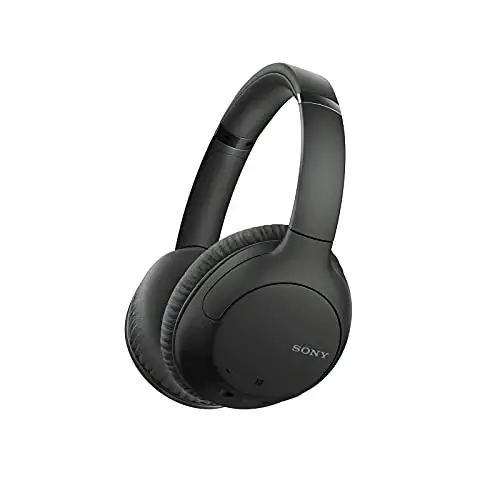 Sony Noise Canceling Headphones WHCH710N: Wireless Bluetooth Over The Ear Headset with Mic for Phone-Call and Alexa Voice Control, Black - 3