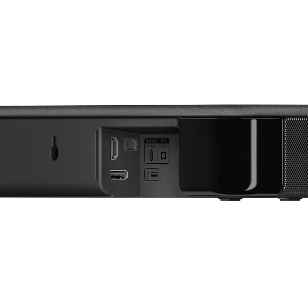 Sony HT-S100F 2.0ch Soundbar with Bass Reflex Speaker, Integrated Tweeter and Bluetooth, (HTS100F), easy setup, compact, home office use with clear sound black - 5