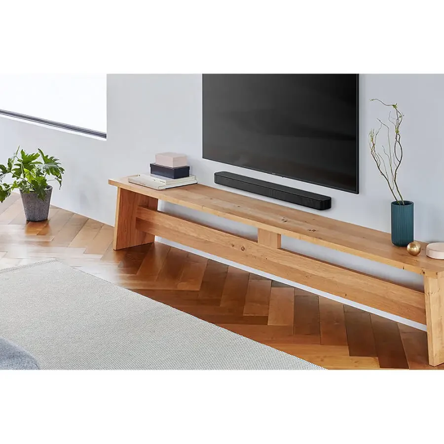 Sony HT-S100F 2.0ch Soundbar with Bass Reflex Speaker, Integrated Tweeter and Bluetooth, (HTS100F), easy setup, compact, home office use with clear sound black - 8