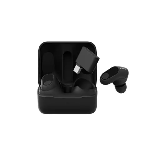 Sony INZONE Buds Haqiqi Simsiz Shovqinni Bezovta qilmaydigan O'yin Quloqchinlari, Zaryadlash Qutisi bilan 24 soatlik Batareya, PC, PS5, 360 Fazoviy Ovoz, 30ms Kam Kechikish, USB-C Dongle va LE Audio (LC3), WF-G700N Qora - 5