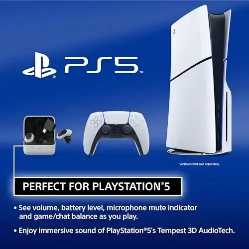 Sony INZONE Buds Haqiqiy Simsiz Shovqinni Bekitish O'yin Quloqchinlari, Zaryad Qilish Qutisi bilan 24 soat batareya, PC, PS5, 360 Fazoviy Ovoz, 30ms Past Kechikish, USB-C Dongle va LE Audio (LC3), WF-G700N Oq - 2