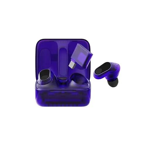 Sony INZONE Buds Wireless Noise Cancelling Gaming Earbuds, Glass Purple | Perfect for PlayStation® 5, PC/PS5/Switch/Mobile, 48Hr Battery with Case, Low Latency 2.4GHz USB-C Dongle, Truly Wireless - Sony