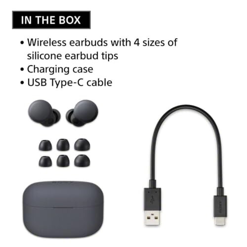 Sony LinkBuds S Truly Wireless Noise Canceling Earbud Headphones with Alexa Built-in, Bluetooth Ear Buds Compatible with iPhone and Android, White - 12