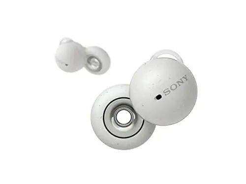 Sony LinkBuds Truly Wireless Earbud Headphones with an Open-Ring Design for Ambient Sounds and Alexa Built-in, Bluetooth Ear Buds Compatible with iPhone and Android, White - Sony