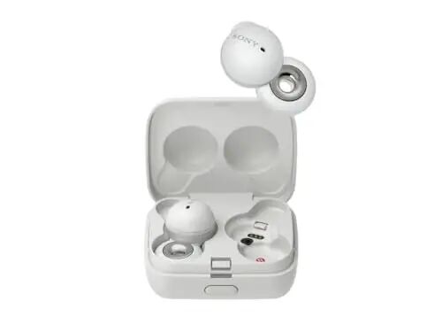 Sony LinkBuds Truly Wireless Earbud Headphones with an Open-Ring Design for Ambient Sounds and Alexa Built-in, Bluetooth Ear Buds Compatible with iPhone and Android, White - Sony (1)