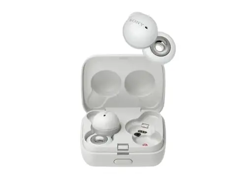 Sony LinkBuds Truly Wireless Earbud Headphones with an Open-Ring Design for Ambient Sounds and Alexa Built-in, Bluetooth Ear Buds Compatible with iPhone and Android, White - Sony (1)