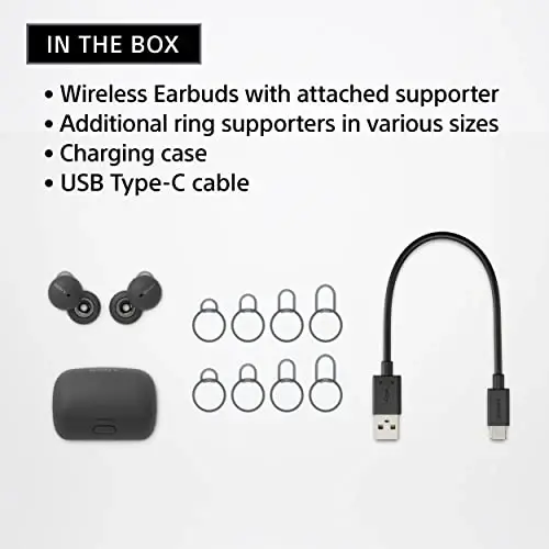 Sony LinkBuds Truly Wireless Earbud Headphones with an Open-Ring Design for Ambient Sounds and Alexa Built-in, Bluetooth Ear Buds Compatible with iPhone and Android, White - 4