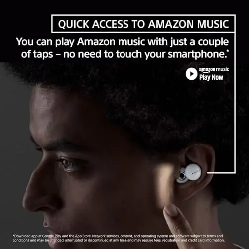 Sony LinkBuds Truly Wireless Earbud Headphones with an Open-Ring Design for Ambient Sounds and Alexa Built-in, Bluetooth Ear Buds Compatible with iPhone and Android, White - 6