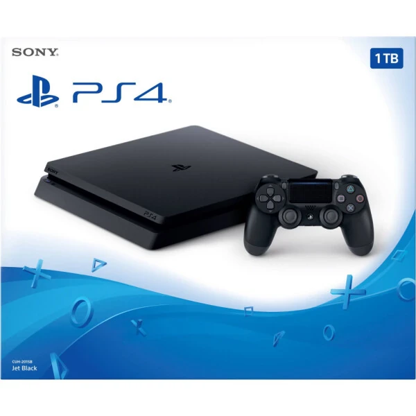 Sony PlayStation 4 Slim 1TB Gaming Console, Black, CUH-2115B - PLAYSTATION