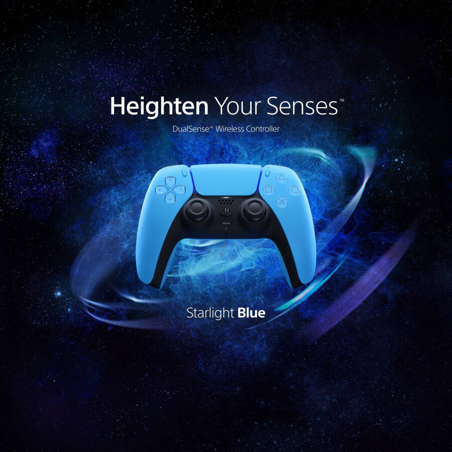 Sony PS5 DualSense Kablosuz Kumanda - Starlight Blue - 7