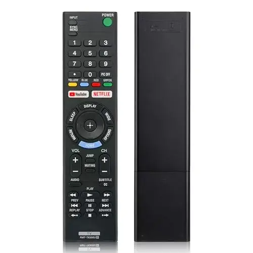 Universal Remote Control for Sony-TV-Remote Replacement Remote for All Sony Bravia Smart LED UHD LCD HD Google TVs RMT-TX300U RMT-TX100U with YouTube,Netflix Buttons - No Setup Needed 