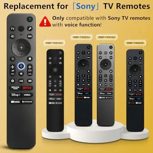 Voice Remote for Sony-TV-Remote Control Replacement, for All Sony Bravia Google Smart TVs Series with Voice Function - 3