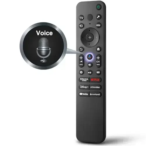 for Sony-TV-Remote-Control, Replacement for Sony Bravia TV Remote for All Smart LED OLED Series TVs with Voice Function - LOUTOC