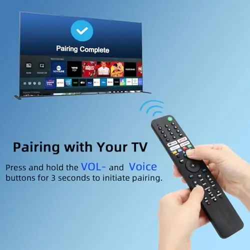 for Sony TV Remote Voice, Replacement for Sony Bravia TV Remote for All Smart LED OLED Series TVs with Voice Function (RMF-TX520U) - 5
