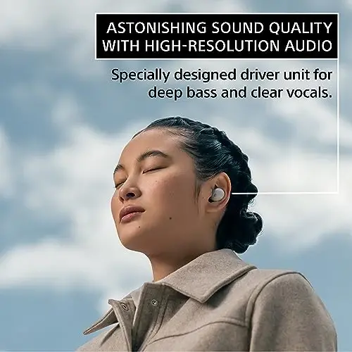 Sony WF-1000XM5 Alexa o'rnatilgan eng yaxshi haqiqiy simsiz Bluetooth shovqinni bekor qiluvchi quloqchinlar, kumush - 2