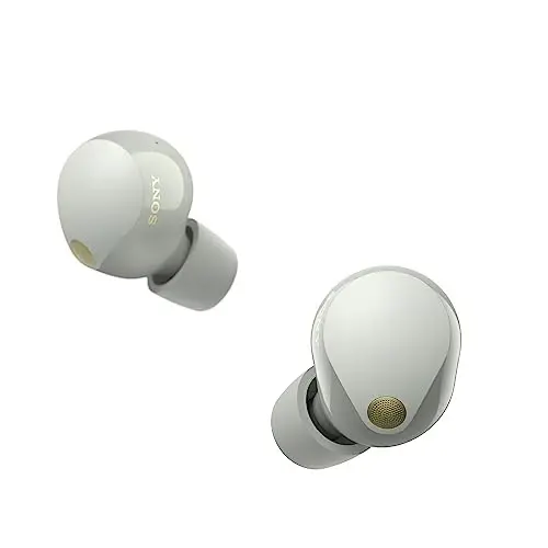Sony WF-1000XM5 Alexa o'rnatilgan eng yaxshi haqiqiy simsiz Bluetooth shovqinni bekor qiluvchi quloqchinlar, kumush - SONY